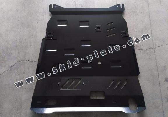 Steel skid plate for Peugeot 4007