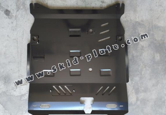 Steel skid plate for the protection of the engine and the gearbox for Mitsubishi Lancer
