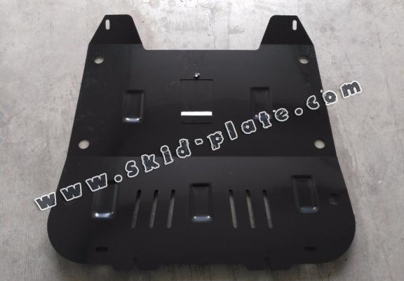 Steel skid plate for the protection of the engine and the gearbox for Saab 9-3