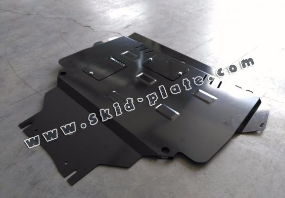 Steel skid plate for Volvo C30