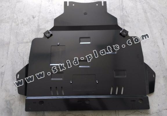 Steel skid plate for Volvo C30