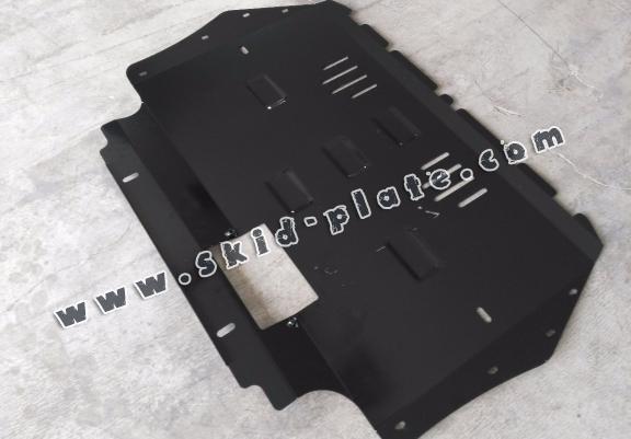 Steel skid plate for Volkswagen Caddy