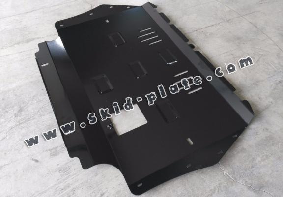 Steel skid plate for VW Caddy