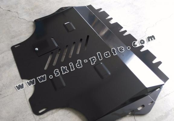 Steel skid plate for Skoda Superb