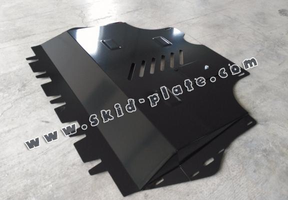 Steel skid plate for Skoda Superb