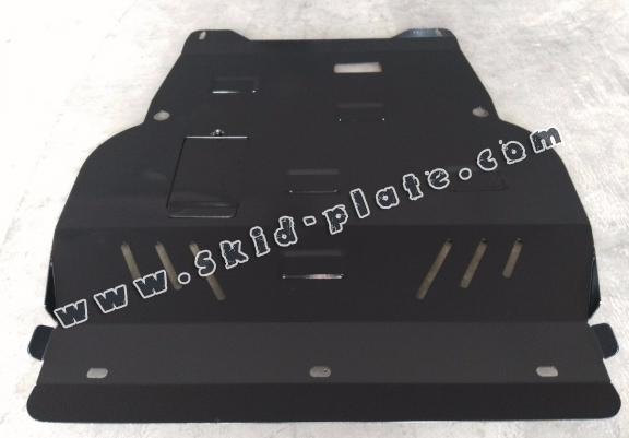 Steel skid plate for golf mk4