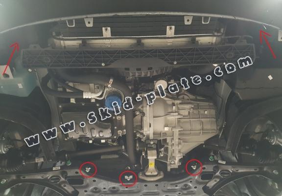 Steel skid plate for Hyundai I30