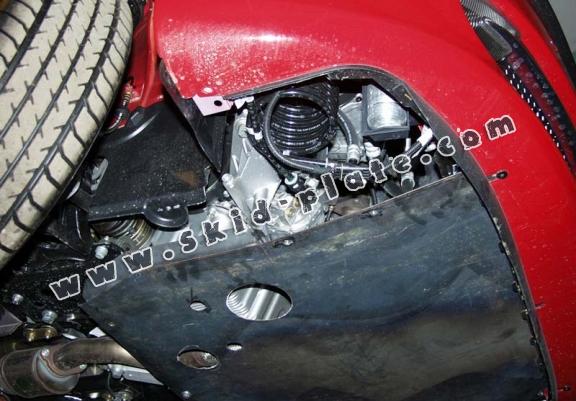 Steel skid plate for Alfa Romeo 156