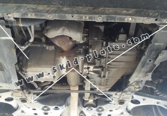 Steel skid plate for Fiat Doblo