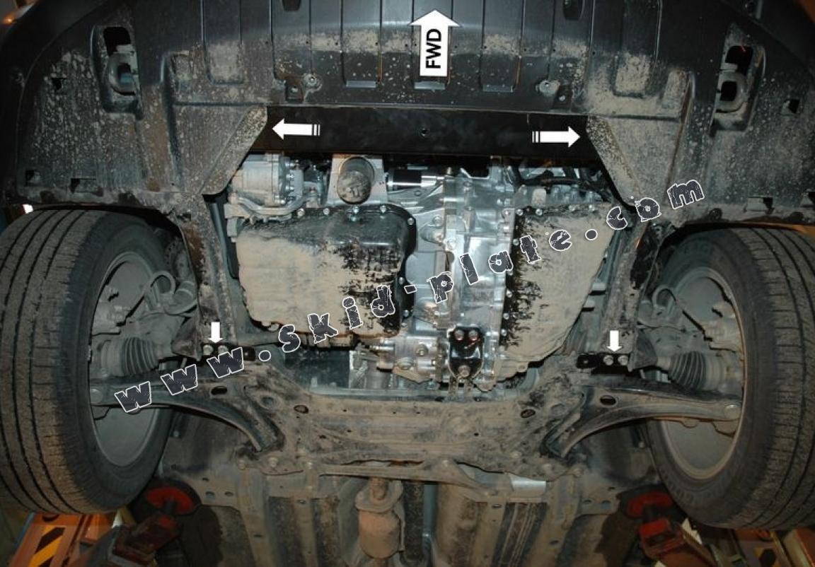 Steel skid plate for Mitsubishi Outlander