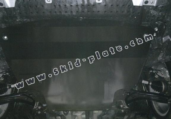 Steel skid plate for the protection of the engine and the gearbox for Suzuki S-Cross