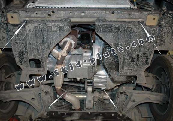 Steel skid plate for Daewoo Nubira