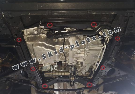 Steel skid plate for Dacia Logan MCV