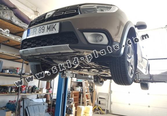 Steel skid plate for Dacia Dokker