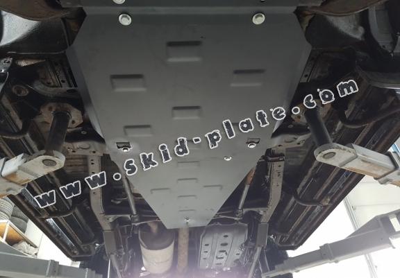 Steel gearbox and differential skid plate for Mitsubishi Pajero Sport 1