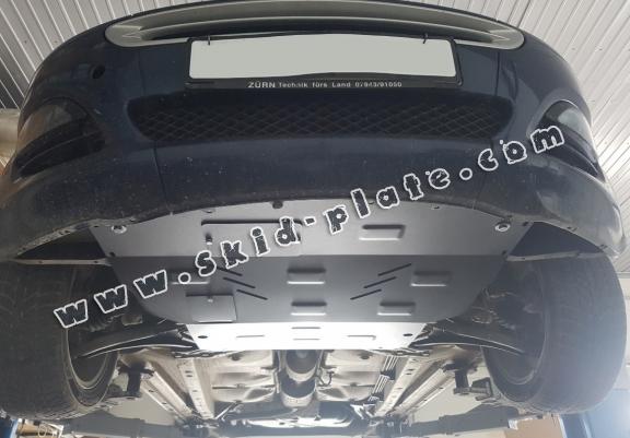 Steel skid plate for the protection of the engine and the gearbox for Smart FourFour petrol