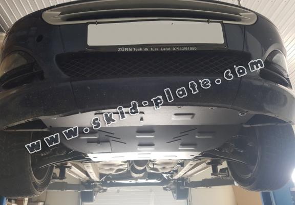 Steel skid plate for Mitsubishi Colt