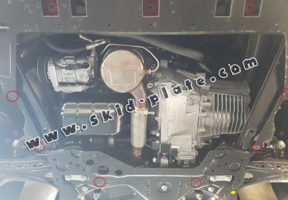 Steel skid plate for Opel Combo E 