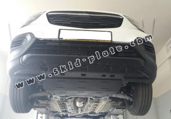 Steel skid plate for Opel Combo