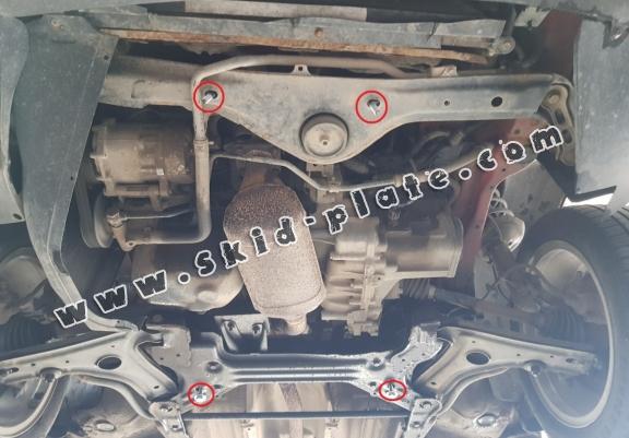 Steel skid plate for Volkswagen Vento