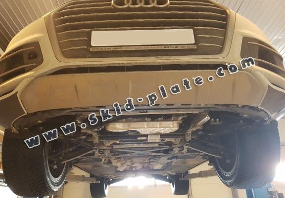 Steel skid plate for Audi Q8