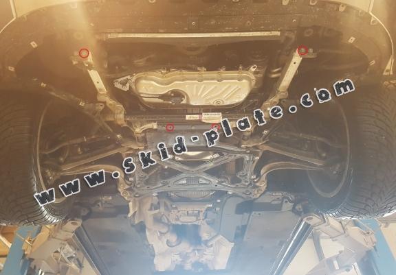 Steel skid plate for Audi Q8