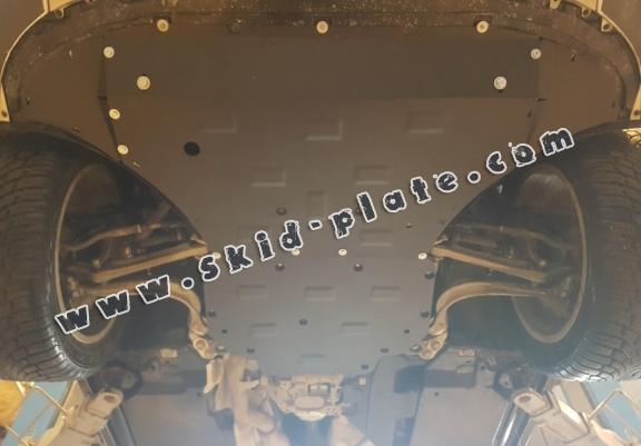 Steel gearbox skid plate for VW Touareg