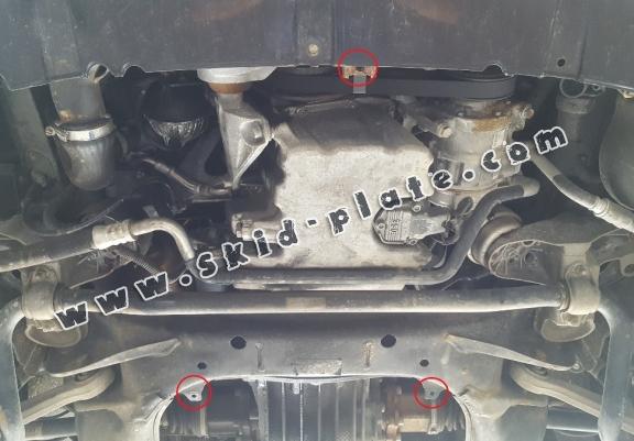 Steel skid plate for Seat Exeo