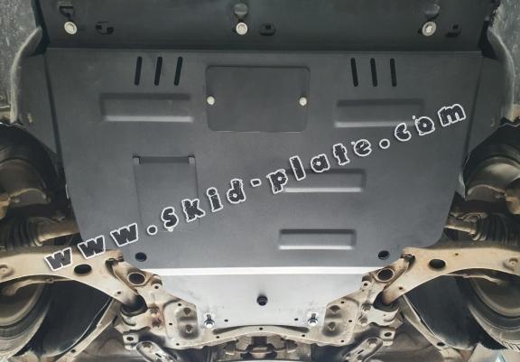 Steel skid plate for Volvo V50