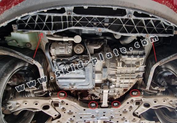 Steel skid plate for Kia Sorento UM