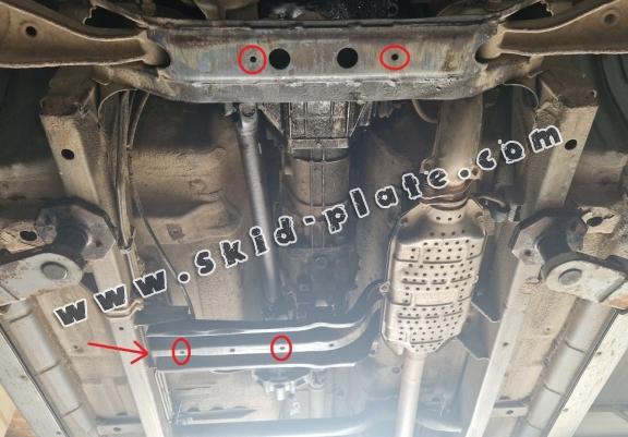 Steel gearbox skid plate for Suzuki Vitara 2.0