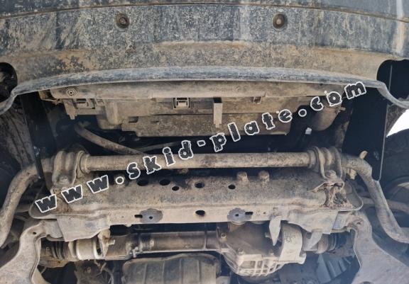 Steel radiator skid plate for Nissan Navara