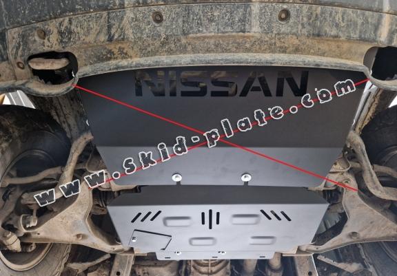 Steel skid plate for Nissan Navara