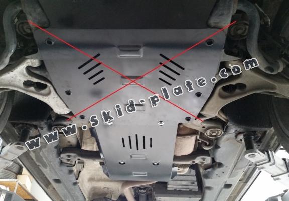 Steel automatic gearbox skid plate for Volkswagen Touareg 7L