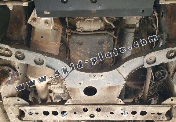 Steel gearbox skid plate and transfer case guard Mercedes X-Class W470