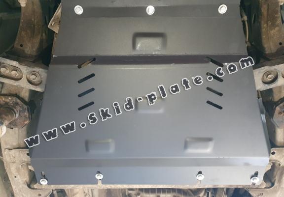Steel gearbox skid plate and transfer case guard Mercedes X-Class W470