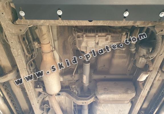 Steel gearbox skid plate and transfer case guard Mercedes X-Class W470