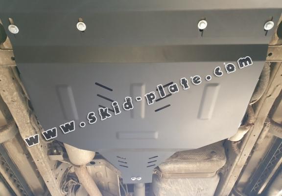 Steel gearbox skid plate and transfer case guard Mercedes X-Class W470