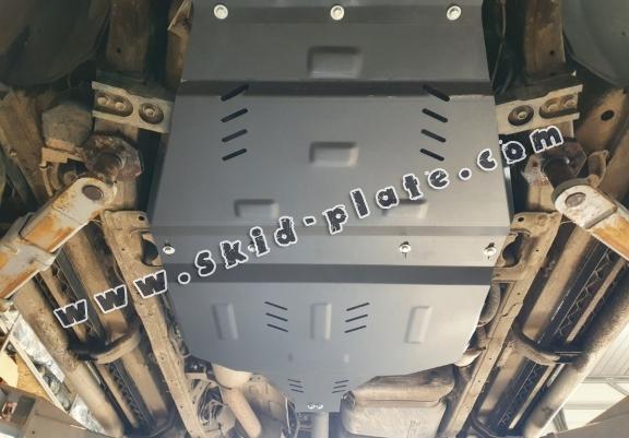 Steel gearbox skid plate and transfer case guard Mercedes X-Class W470