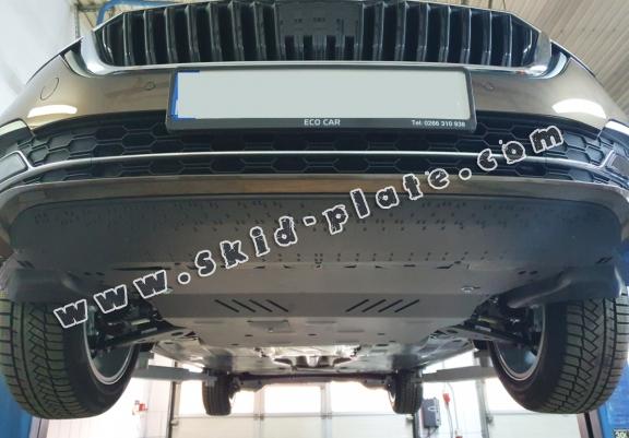 Steel skid plate for Audi A3