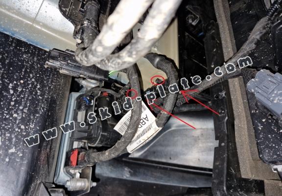 Steel skid plate for Ford Fiesta VII
