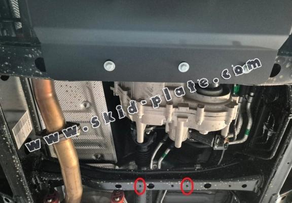 Steel transfer case skid plate for Baic Beijing BJ60
