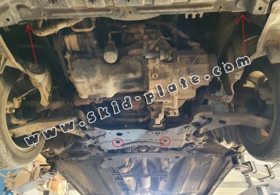 Steel skid plate for Mazda 3