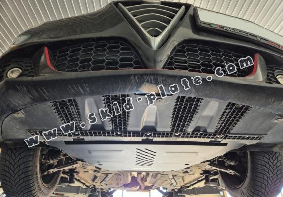 Steel skid plate for Alfa Romeo Giulietta