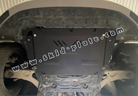 Steel skid plate for Fiat 600