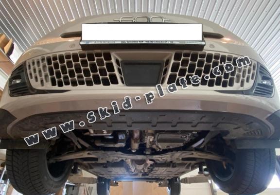 Steel skid plate for Fiat 600