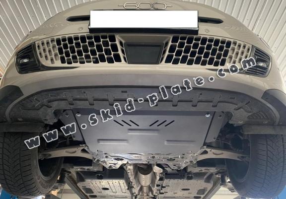 Steel skid plate for Fiat 600
