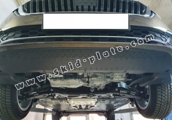 Steel skid plate for VW Passat