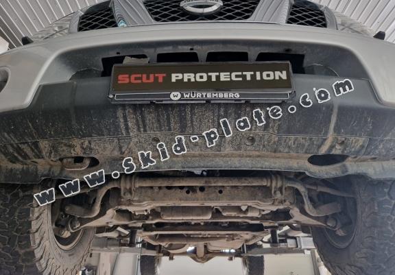 Aluminum gearbox skid plate for Nissan Navara