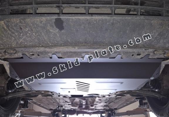Aluminum skid plate for VW Jetta